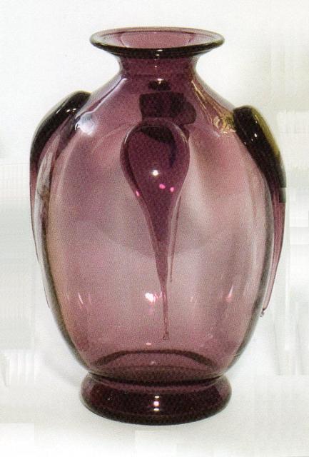 6585 - Amethyst Transparent Vase