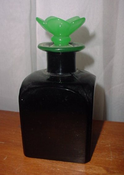3463 - Mirror Black Translucent Bottle
