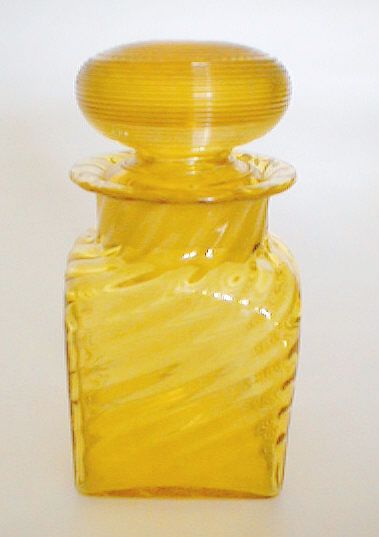 6590 - Bristol Yellow Transparent Bottle