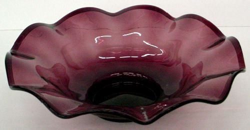 6592 - Amethyst Transparent Bowl