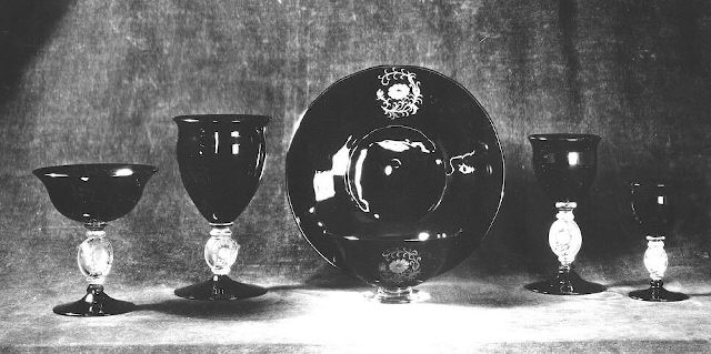 6599 - Unknown Engraved Stemware Set