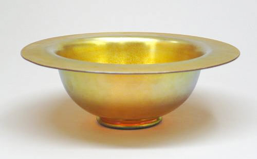 6616 - Gold Aurene Iridescent Bowl