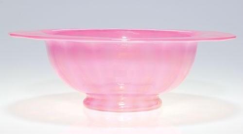 6616 - Oriental Poppy Iridescent Bowl