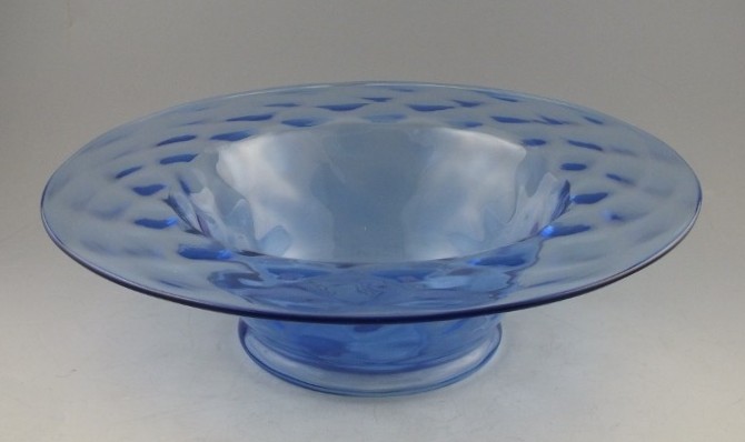 6640 - French Blue Transparent Bowl