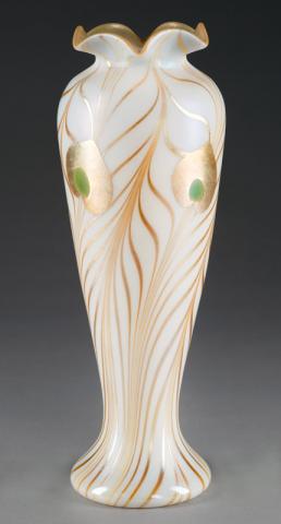 667 - Opal Iridescent Vase