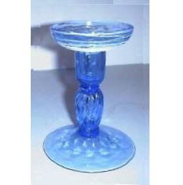 6695 - French Blue Transparent Candlestick