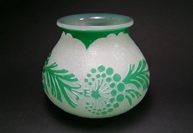 6703 - Acid Etched Vase