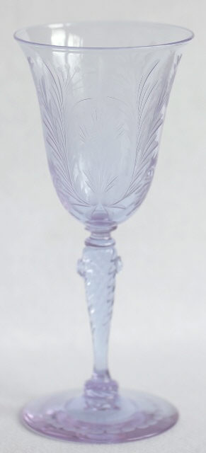 6704 - Wisteria Engraved Goblet