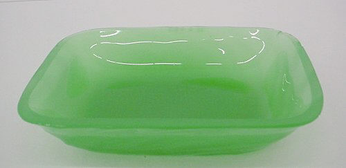 6732 - Green Jade Jade Soap Dish