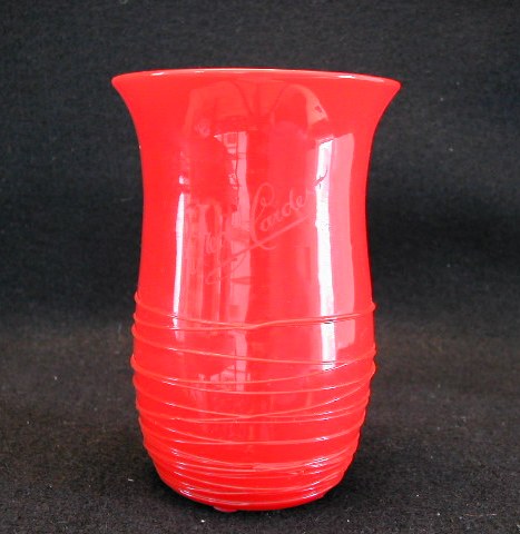 6767 - Rouge Flamb Opaque Tooth Brush Holder