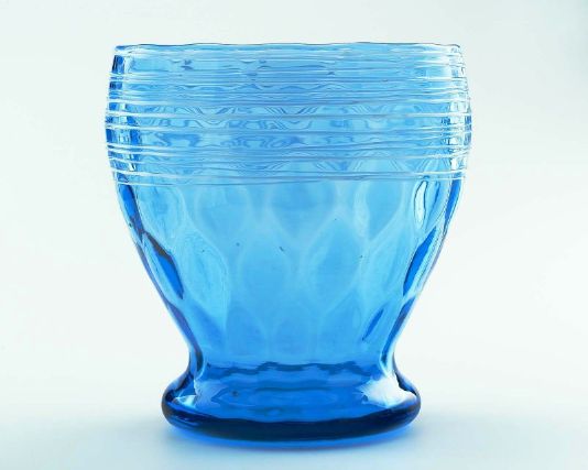 6769 - Celeste Blue Transparent Bowl