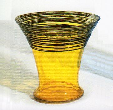 6770 - Bristol Yellow Transparent Vase