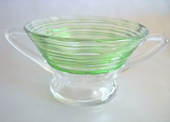 6771 - Colorless Transparent Sugar Bowl