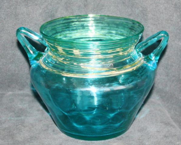 6772 - Persian Blue Transparent Vase