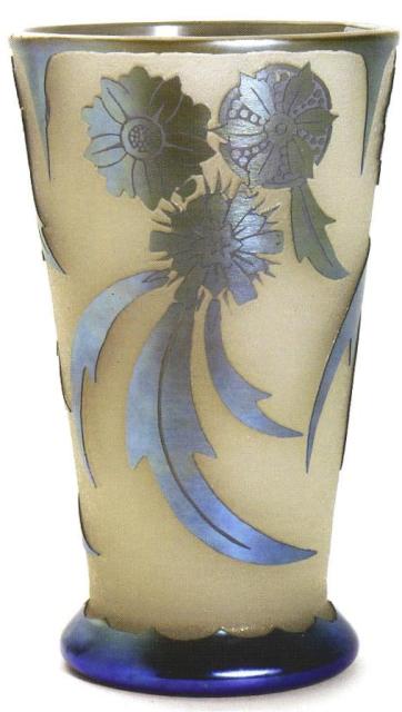 6777 - Acid Etched Vase