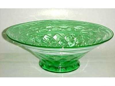 6778 - Pomona Green Transparent Bowl