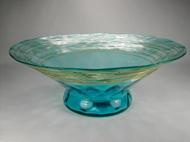 6778 - Persian Blue Transparent Bowl