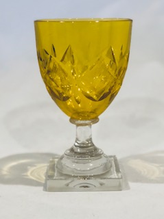 6790 - Bristol Yellow Transparent Goblet