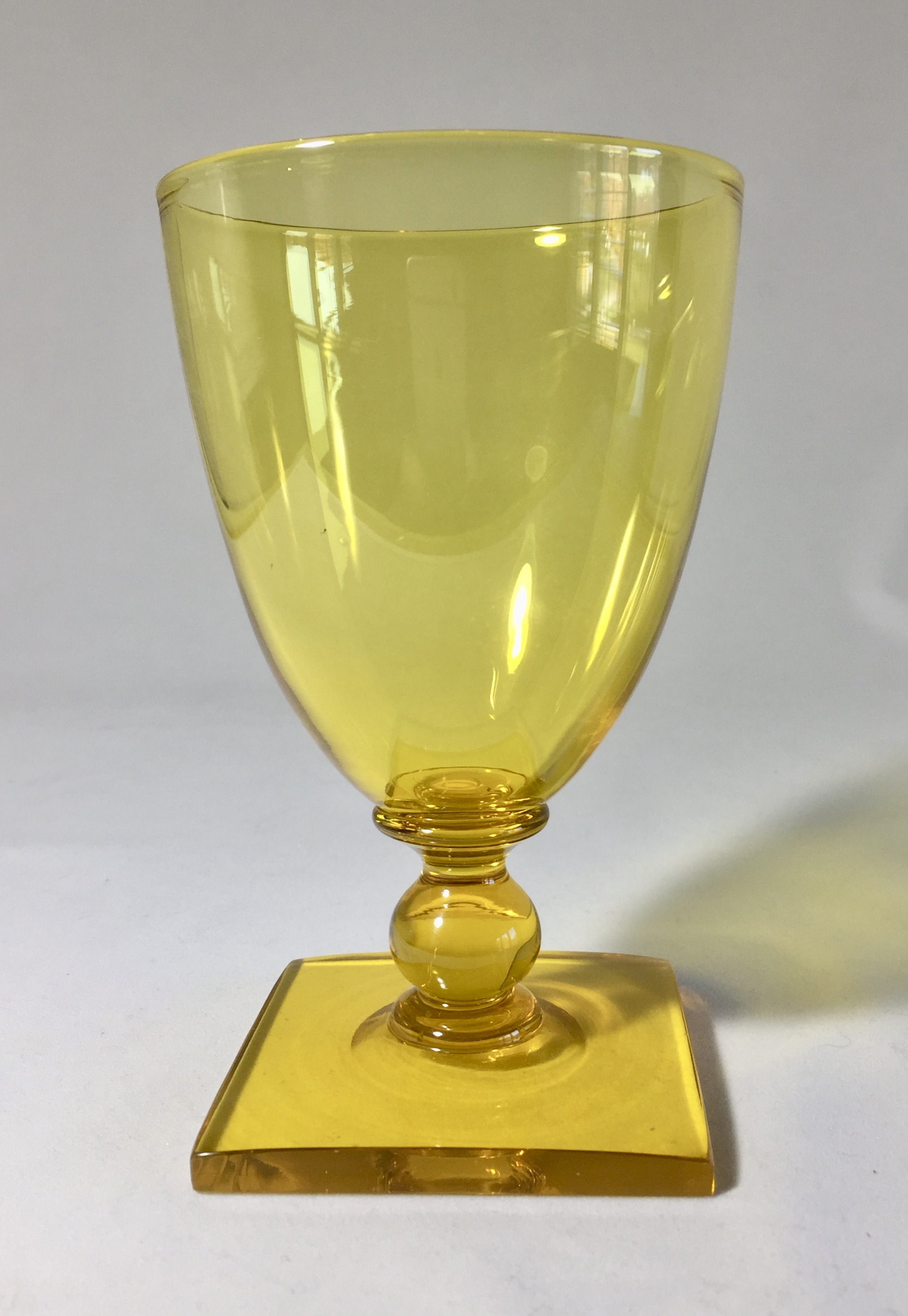 6793 - Bristol Yellow Transparent Goblet