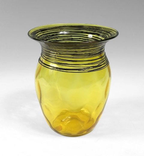 6815 - Bristol Yellow Transparent Vase