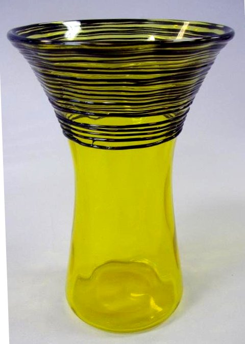 6817 - Bristol Yellow Transparent Vase