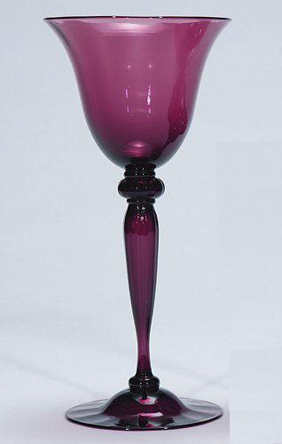 6844 - Amethyst Transparent Goblet