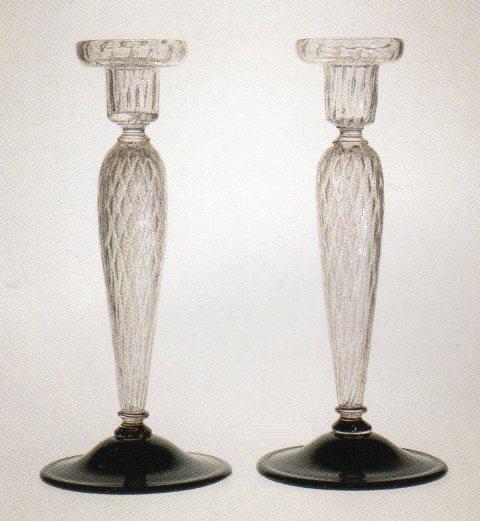 6858 - Colorless Silverina Candlestick