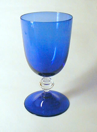 6869 - Flemish Blue Transparent Goblet