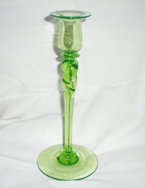 686 - Green Transparent Candlestick