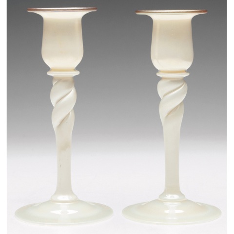 686 - Calcite Iridescent Candlestick