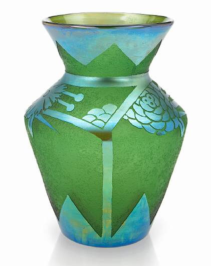 6883 - Acid Etched Vase