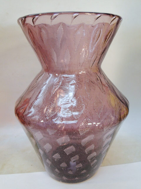 6883 - Amethyst Silverina Vase
