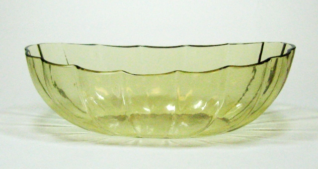 6890 - Amber Transparent Bowl