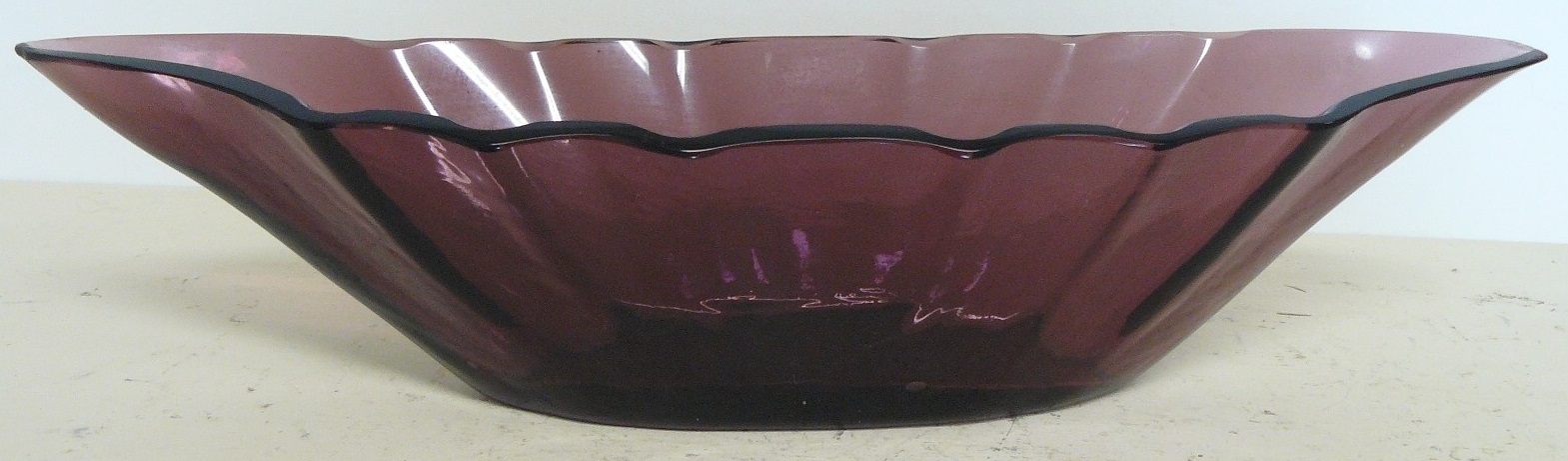 6891 - Amethyst Transparent Bowl