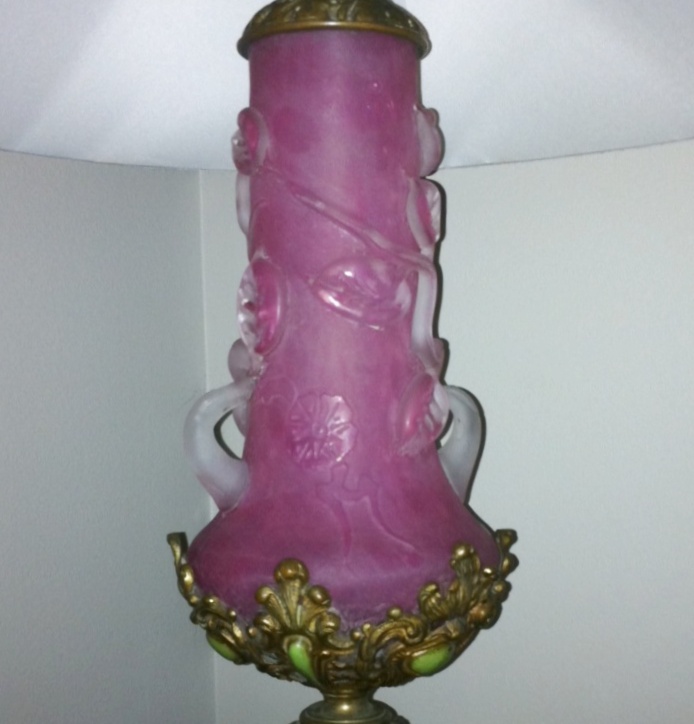 6892 - Rose Quartz Quartz Vase/Lamp