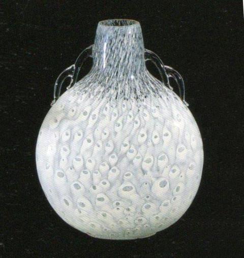 6898 - White Cluthra Cluthra Vase