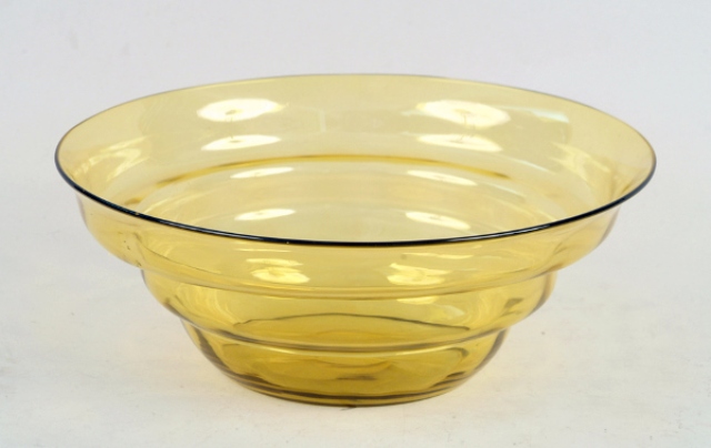 6902 - Amber Transparent Bowl