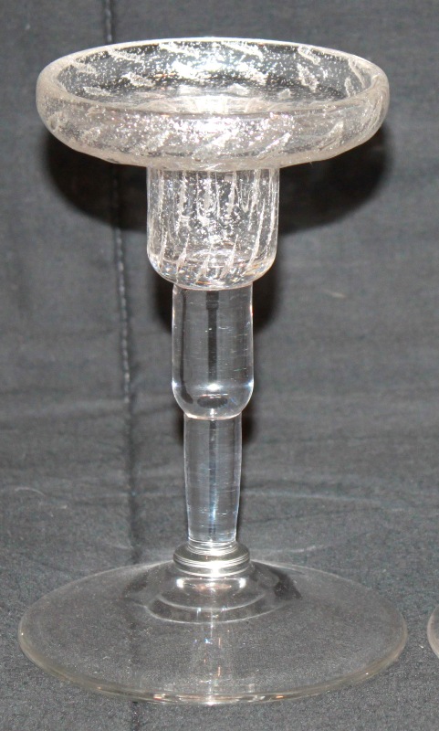 6902 - Colorless Silverina Candlestick