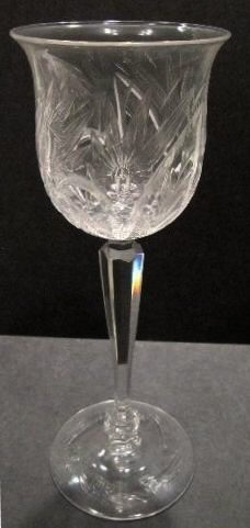 6928 - Colorless Engraved Goblet