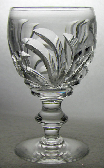 6936 - Colorless Engraved Goblet