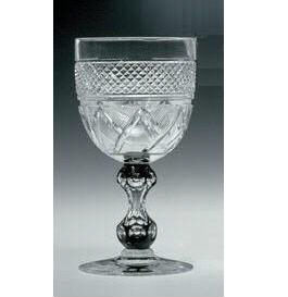 6947 - Colorless Engraved Goblet