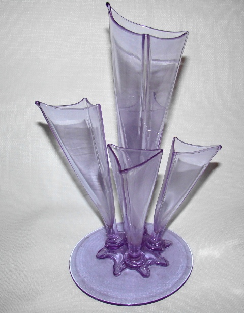 6968 - Wisteria Transparent Vase