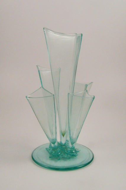 6968 - Celadon Transparent Vase