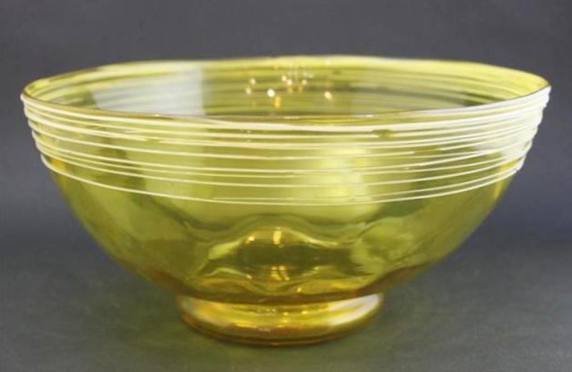 6981 - Bristol Yellow Transparent Bowl