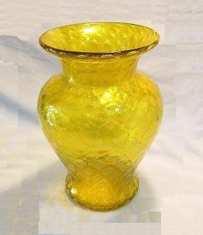 6993 - Bristol Yellow Silverina Vase