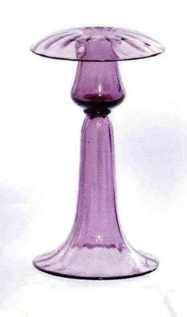 6998 - Amethyst Transparent Candlestick