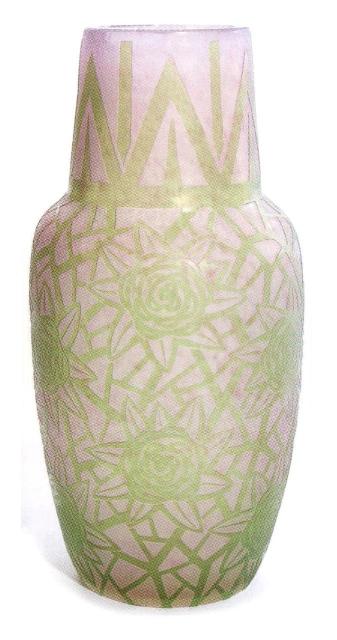 7000 - Acid Etched Vase