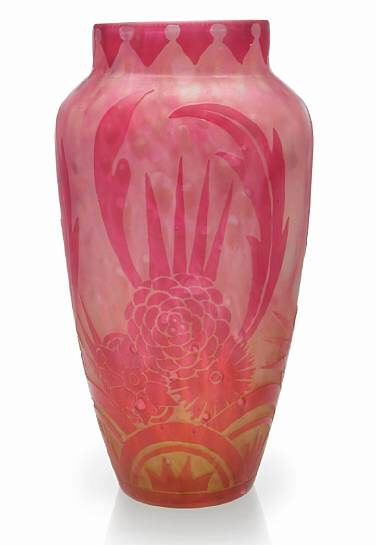7001 - Acid Etched Vase
