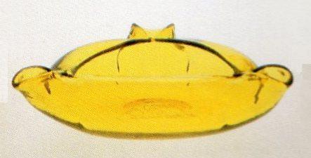 7025 - Bristol Yellow Transparent Ash Tray