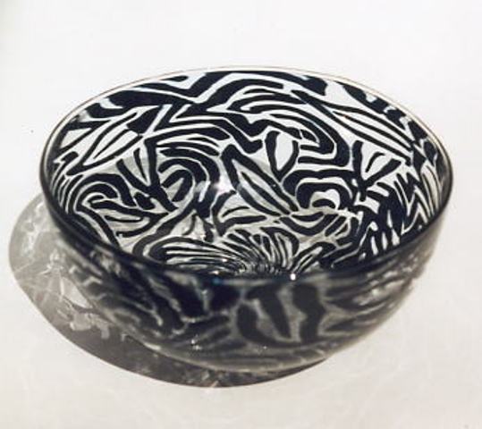 7051 - Colorless Intarsia Bowl